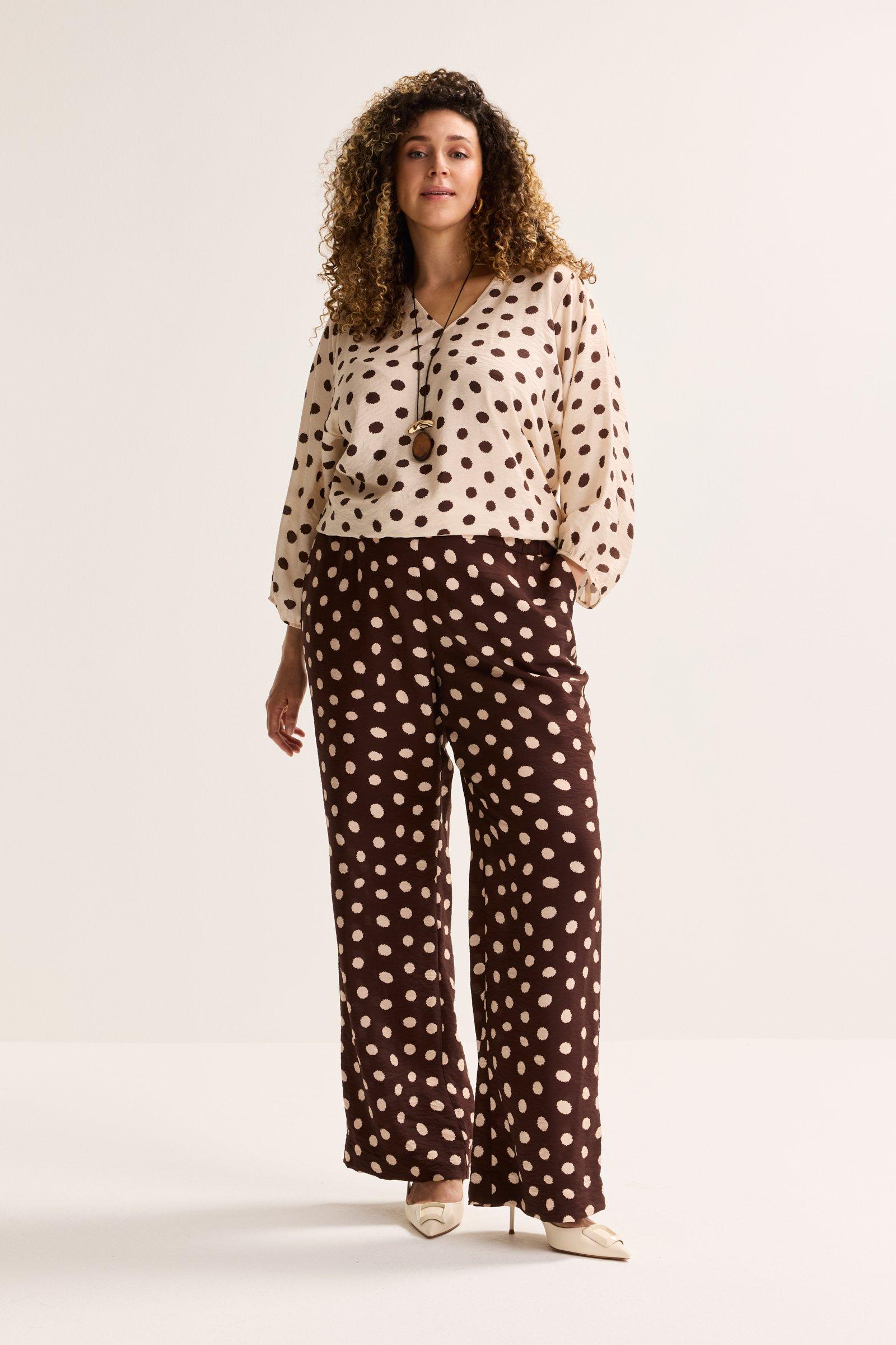 Hemden - Crinkle blouse op elastiek