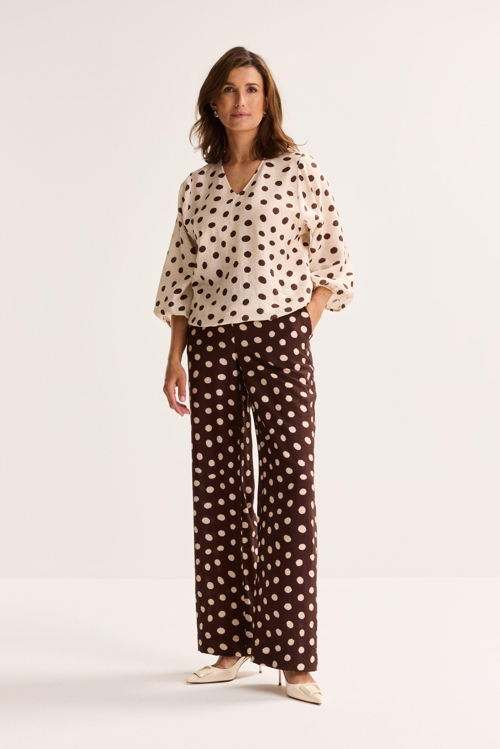 Hemden - Crinkle blouse op elastiek