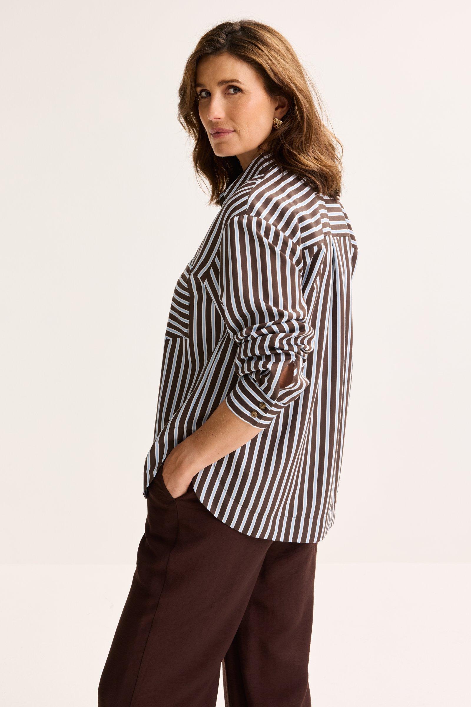 Hemden - Lange hemdblouse met streepjes