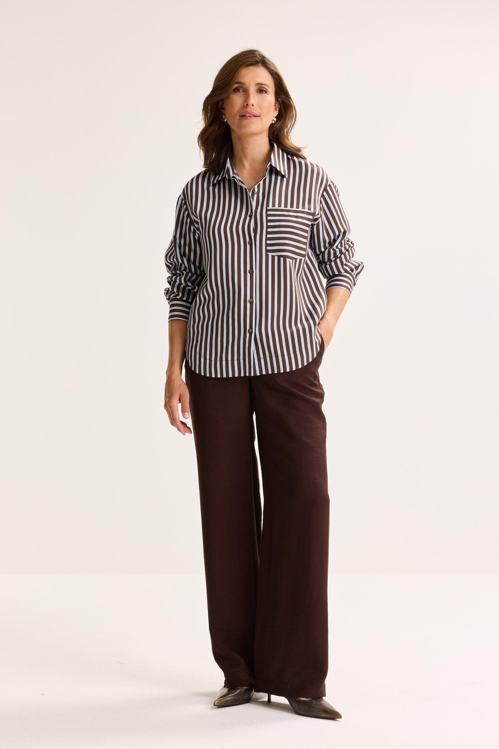Hemden - Lange hemdblouse met streepjes