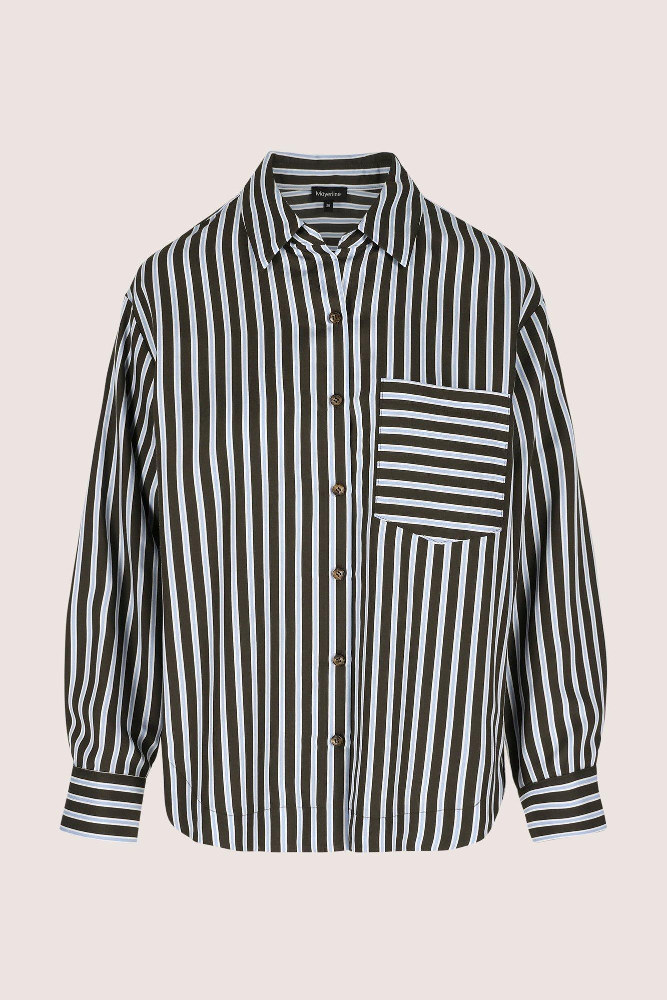 Hemden - Lange hemdblouse met streepjes