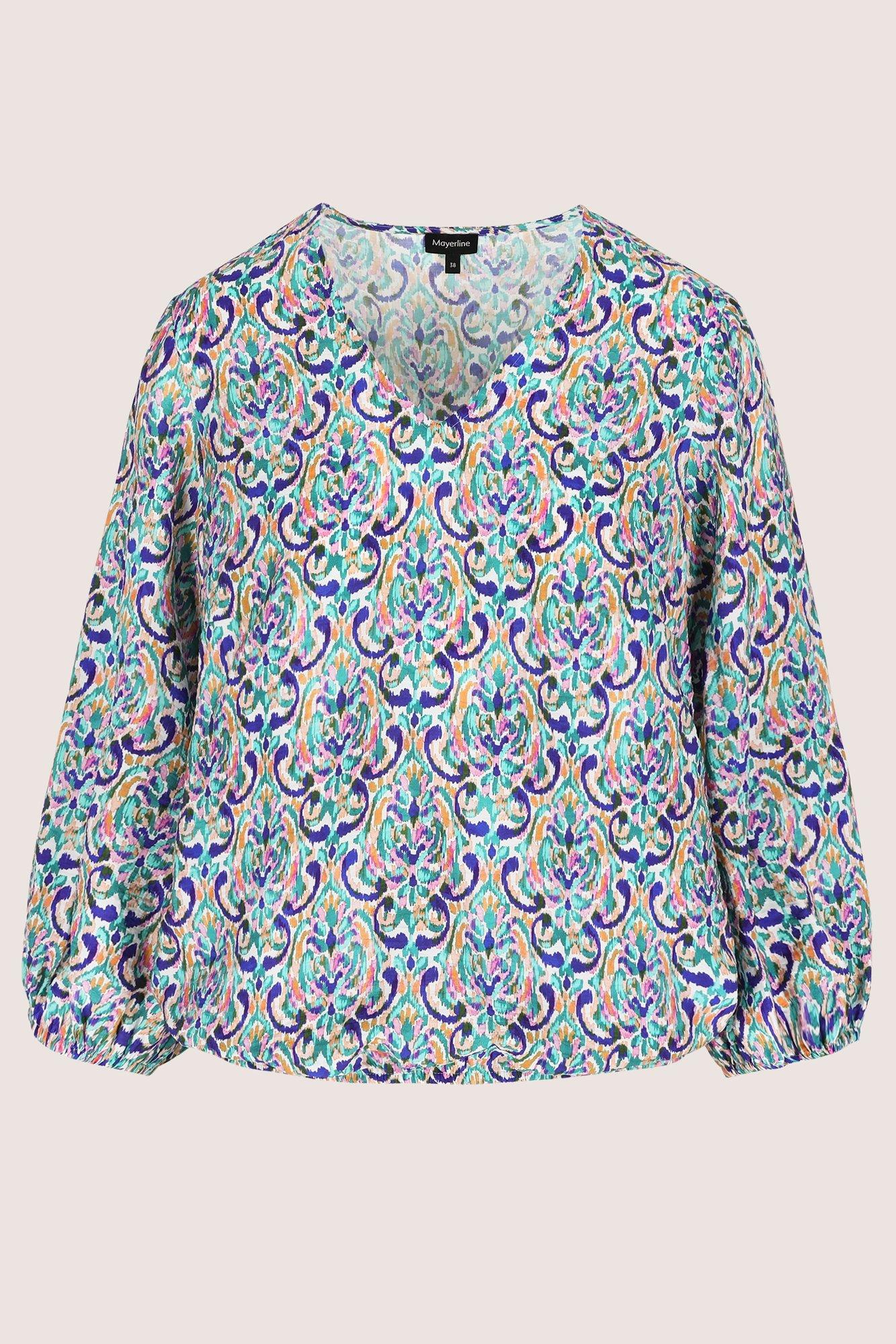 Mayerline V-halsblouse Op Elastiek