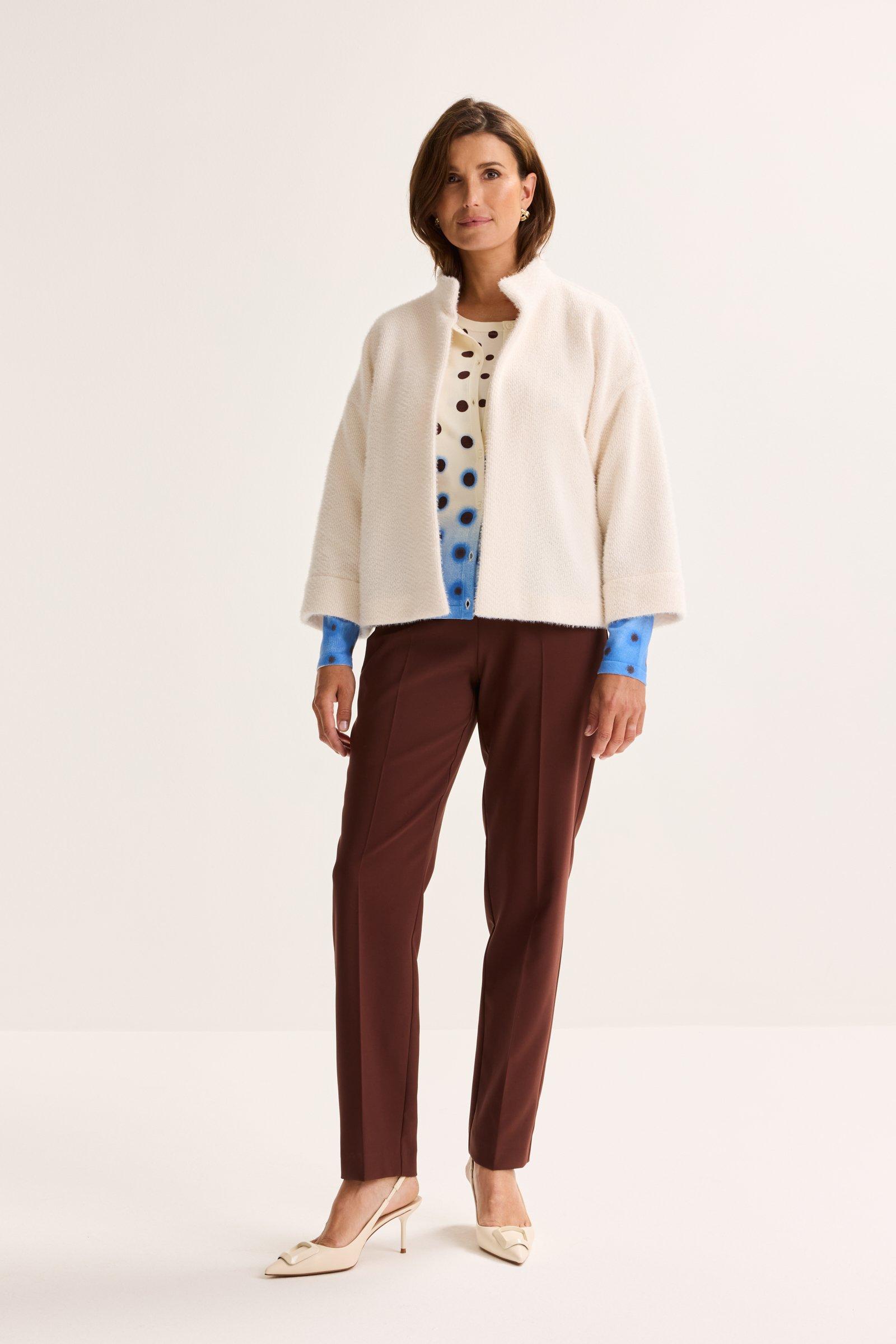 Blazers - Open jasje in chenille