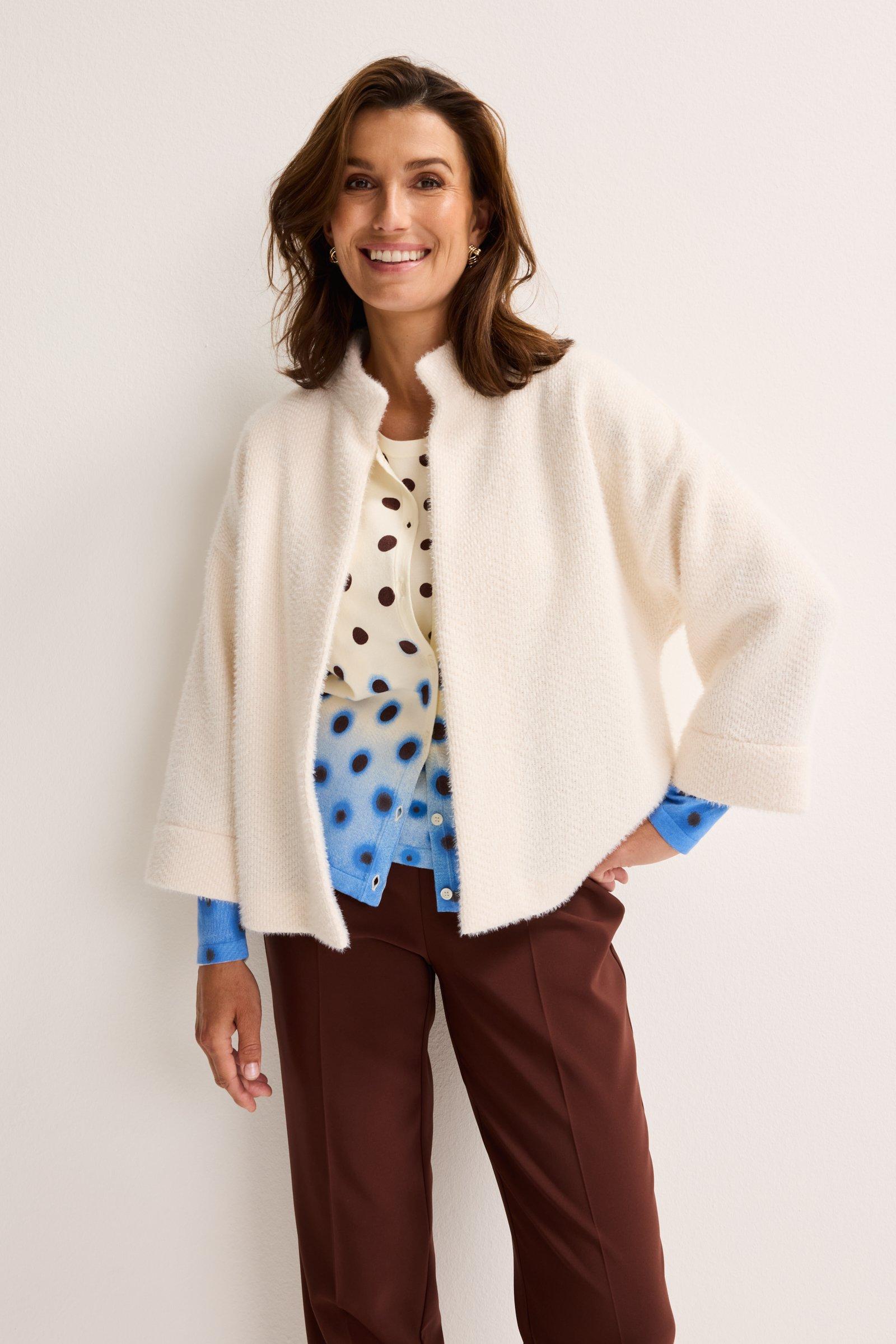 Blazers - Open jasje in chenille