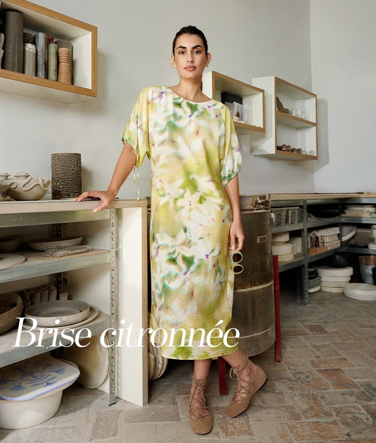 AMELINE Zomerblauw en limoenlicht