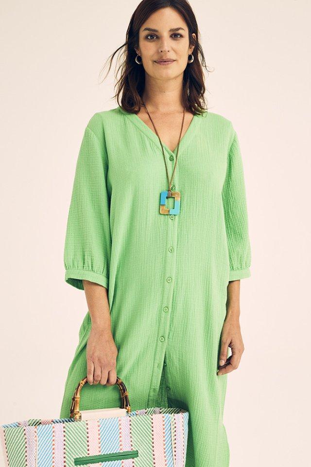 My soft green tetra dress - null - 